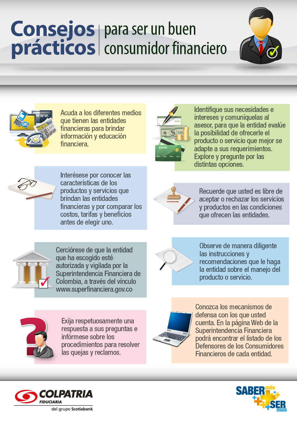 Imagen Consejos prácticos para ser buen consumidor financiero